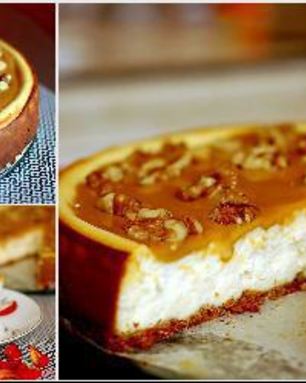 Чизкейк с вареной сгущенкой