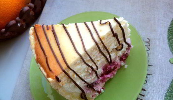 чизкейк с вишней