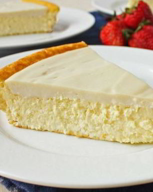 Чизкейк в микроволновке с крекером