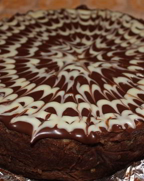 Кофейный чизкейк с шоколадной прослойкой