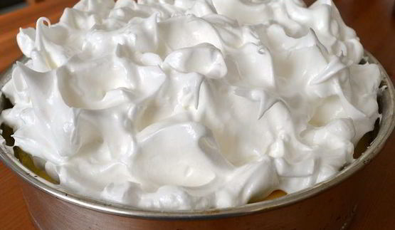 лимонный чизкейк с меренгой