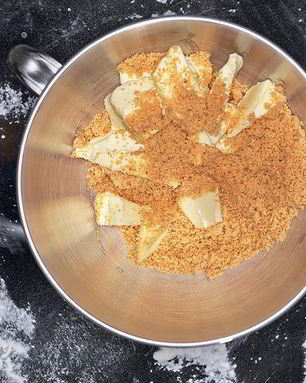 Песочный корж для чизкейка