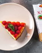 Простой чизкейк на основе из хлебцев