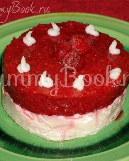 Рецепт ванильного чизкейка-лайта с ягодой
