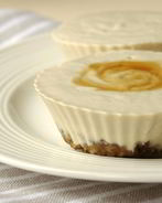 Вегетарианские мини-чизкейки без выпечки