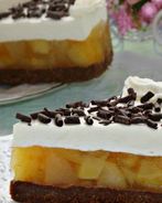 Яблочно-ванильный чизкейк