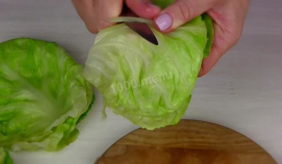 капустные конвертики с сыром