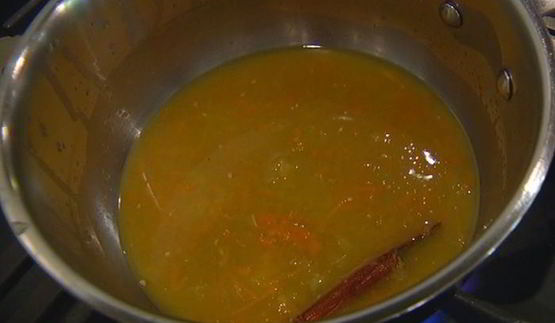 апельсиновый кекс с орехами и медом