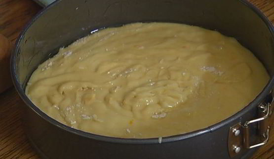 апельсиновый кекс с орехами и медом