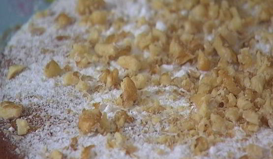 апельсиновый кекс с орехами и медом