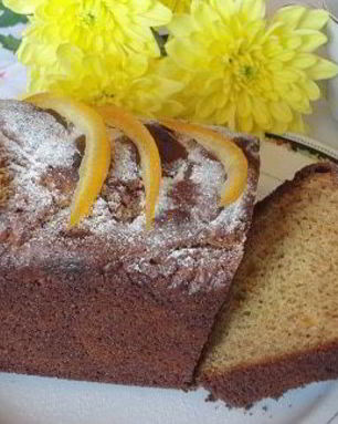 Арахисовый кекс с цукатами