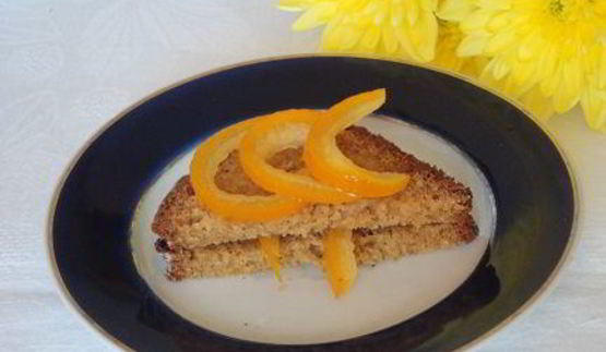 арахисовый кекс с цукатами