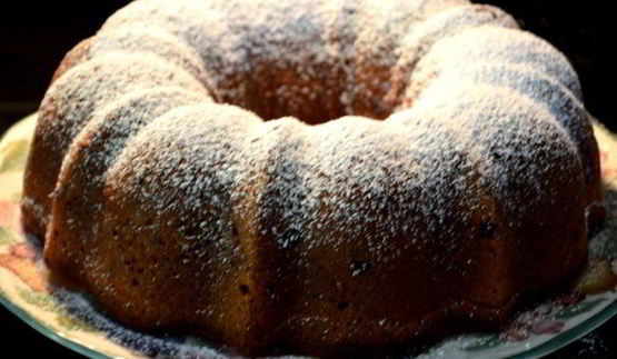 ежевичный джемовый кекс