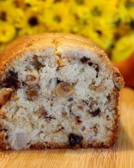 Рецепт грушевого кекса с шоколадом и фундуком