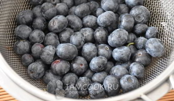 йогуртовый кекс с черникой