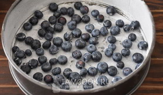 йогуртовый кекс с черникой