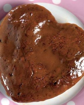 Кекс из растопленных шоколадных конфет