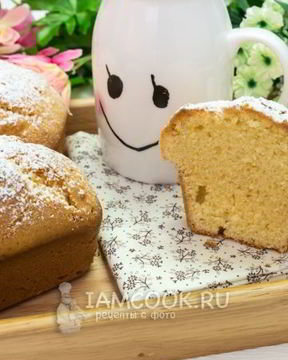 Кекс на желтках