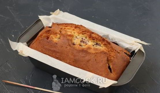 кекс с ежевикой