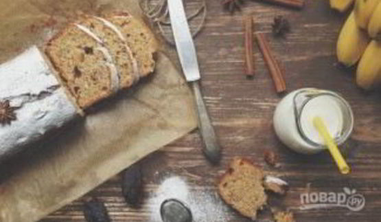 кекс с финиками и бананом