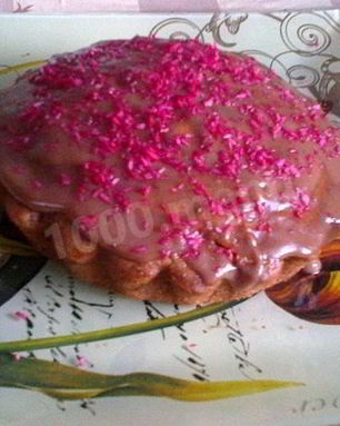 Кекс с вареньем на кефире