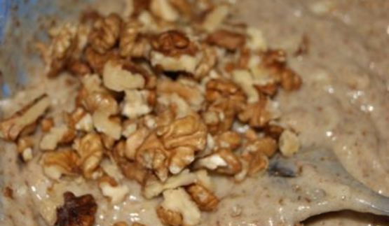 кекс с яблоком на основе трех видов муки