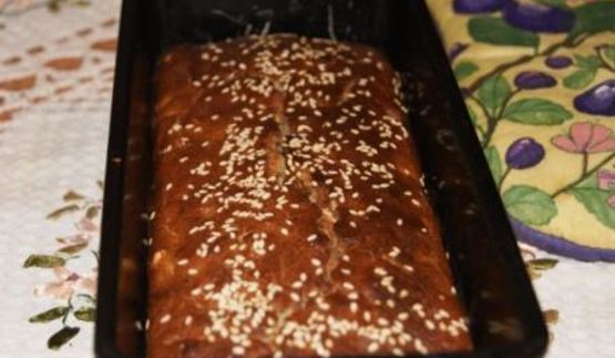 кекс с яблоком на основе трех видов муки