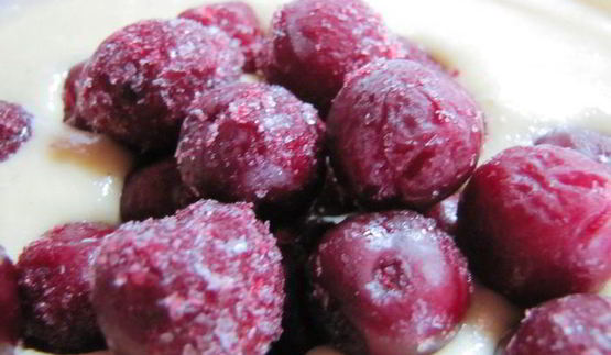 кексы манные с вишней