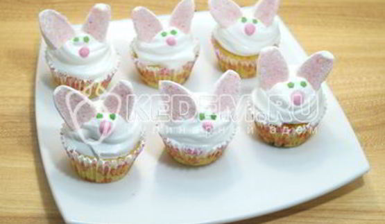 кексы пасхальные кролики