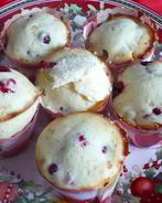 Клюквенные кексы