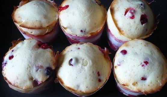 клюквенные кексы