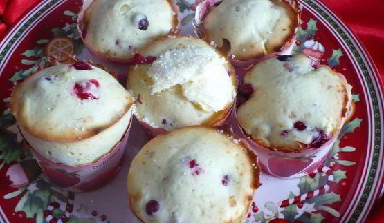 клюквенные кексы