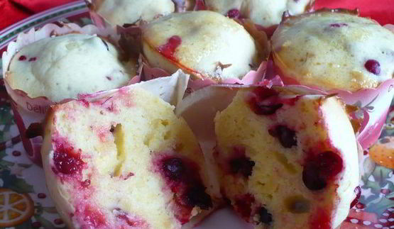 клюквенные кексы