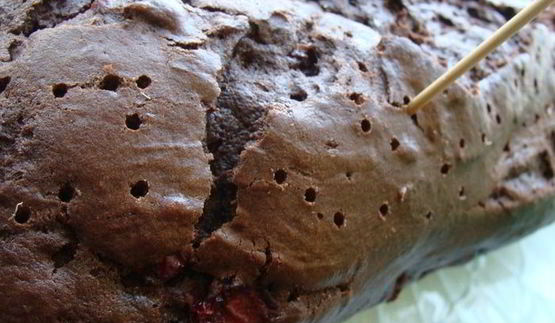 кофейно-вишневый кекс