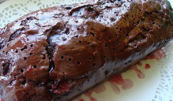 кофейно-вишневый кекс