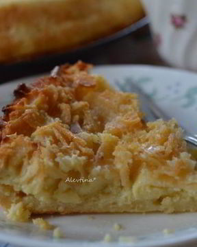 Лимонно-кокосовый кекс