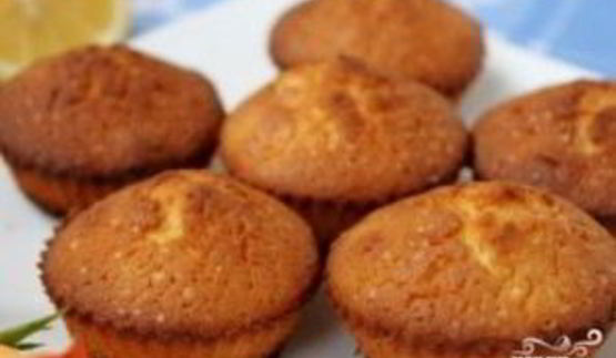 лимонные кексы в силиконовых формочках