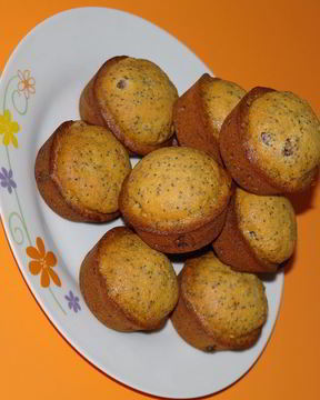 Маково-пряничные кексы