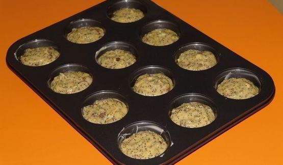 маково-пряничные кексы