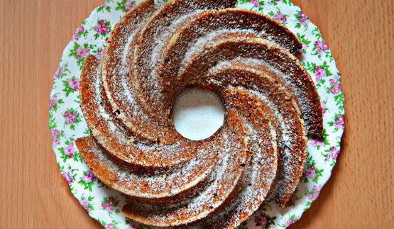 маковый кекс на манке с ароматом апельсина