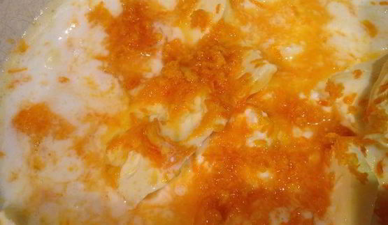 мандариново-творожный кекс