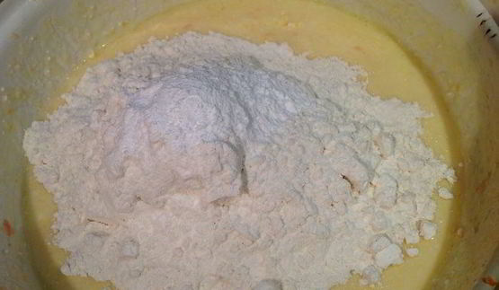 мандариново-творожный кекс