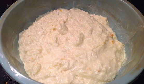 мандариново-творожный кекс