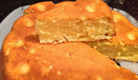 мандариново-творожный кекс