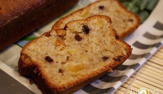 многозерновой кекс с земляникой