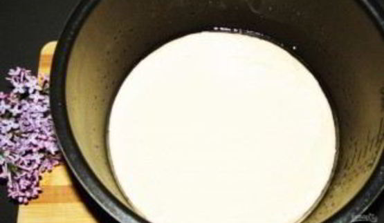 молочный кекс в мультиварке