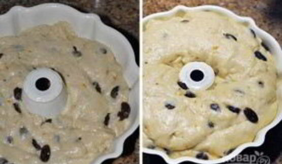 ромовый кекс с изюмом