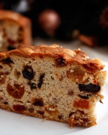 Рецепт рождественского кекса с сухофруктами и орехами