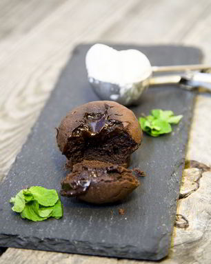 Шоколадный фондан