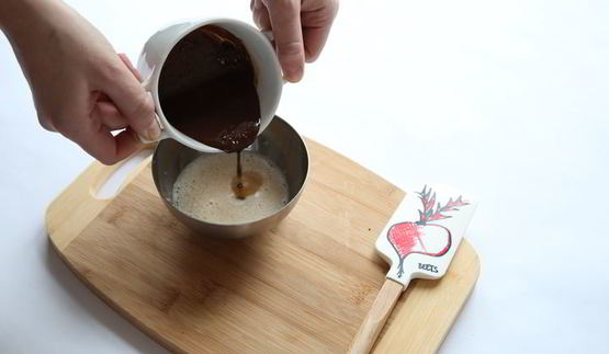 шоколадный фондан